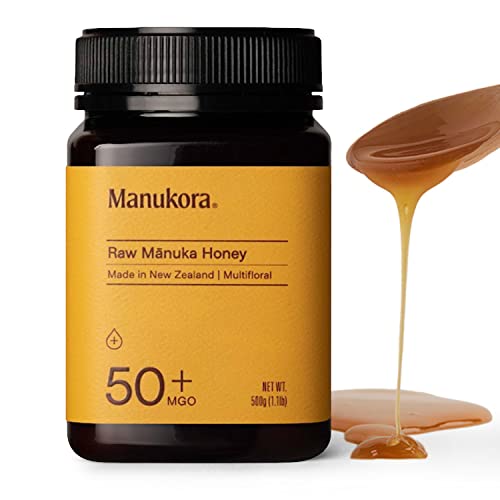 Manukora Raw Manuka Honey, MGO 50+, New Zealand Honey, Non-GMO, Traceable from Hive to Hand, Daily Wellness Support