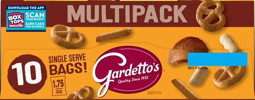 Gardetto's Snack Mix, Original Recipe, Multipack Snack Bags, 1.75 oz, 10 ct (Pack of 2)