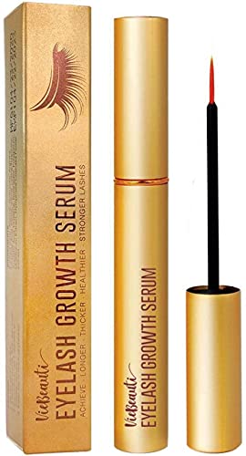 VieBeauti Premium Eyelash Growth Serum: Lash Enhancing Serum with Advanced Formula to Boost Longer Fuller and Thicker Luscious Lashes 0.1 Fl. Oz., Purple