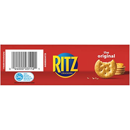 RITZ Original Crackers, 20 Snack Packs (6 Crackers Per Pack)