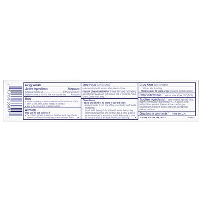 Sensodyne Clinical White Toothpaste Clinically Proven Whitening for Sensitive Teeth, Stain Protector, 3.4 Oz (Pack of 3)