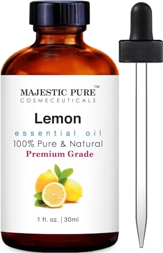 MAJESTIC PURE Basil Essential Oil, Premium Grade, Pure and Natural Premium Quality Oil, 4 Fl Oz