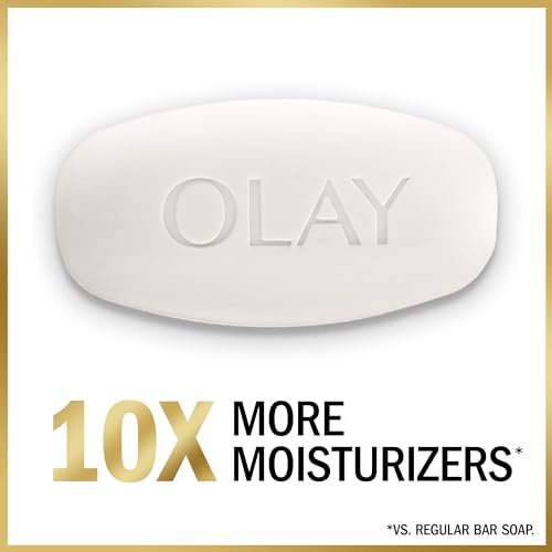 Olay Moisture Outlast Ultra Moisture Shea Butter Beauty Bar with Vitamin B3 Complex, 3.17 oz, (Pack of 12)