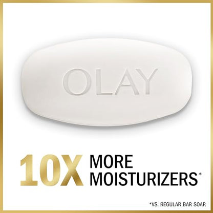 Olay Moisture Outlast Ultra Moisture Shea Butter Beauty Bar with Vitamin B3 Complex, 3.17 oz, (Pack of 12)