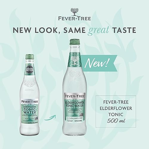 Fever-Tree Light Tonic Water Cans, 5.07 Fl Oz (Pack of 24), Lower in Calories, No Artificial Sweeteners, Flavorings or Preservatives (Packaging may vary)