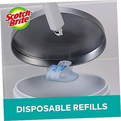 Scotch-Brite Disposable Toilet Scrubber Refills, Removes Rust & Hard Water Stains, 10 Disposable Refills Blue