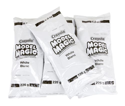 Crayola Model Magic White, Modeling Clay Alternative, Air Dry, Kids Arts & Crafts, Bulk Classroom Supplies, 2 lb. Bucket