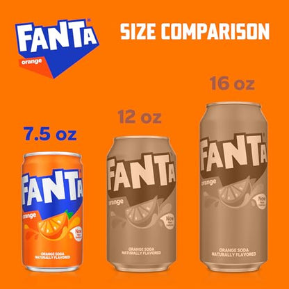 Fanta Orange, 16.9 Fl Oz, Pack of 6