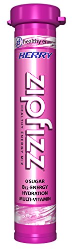 Zipfizz Energy Drink Mix, Electrolyte Hydration Powder with B12 and Multi Vitamin, Berry (12 Count)