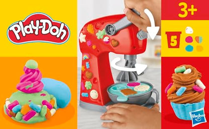 Play-Doh Kitchen Creations Magical Mixer Playset, Toy Mixer with Play Kitchen Accessories, Arts and Crafts for Kids 3 Years and Up