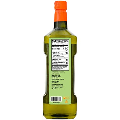 BetterBody Foods Refined Non-GMO Cooking Oil, Kosher, Keto and Paleo Diet Friendly, for High-Heat Cooking, Avocado Oil, 1 Liter, 33.8 Fl Oz