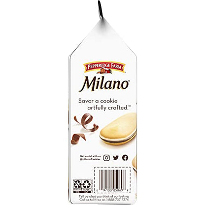 Pepperidge Farm Milano Milk Chocolate Cookies, 6 OZ Bag (15 Cookies)