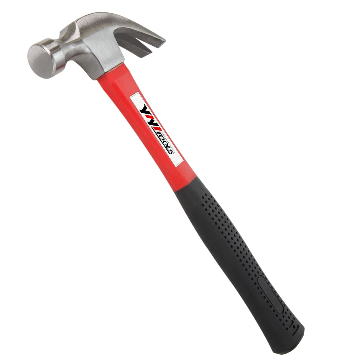 YY-2-005 Rubber Mallet Hammer With fiberglass Handle–16-oz, black