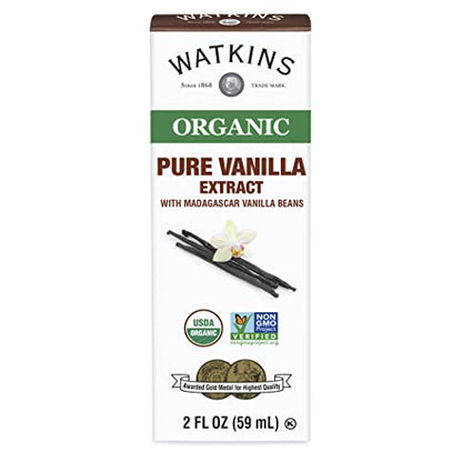 Watkins All Natural Original Gourmet Baking Vanilla, with Pure Vanilla Extract, 11 Fl Oz (Pack of 1) - Packaging May Vary