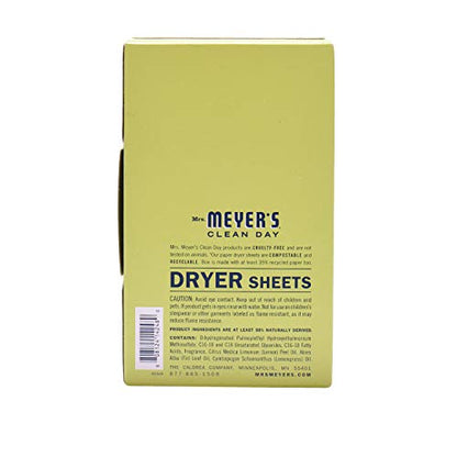 Mrs. Meyer's Clean Day Dryer Sheets, Lavender, 80 ct