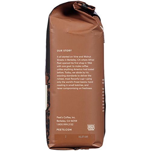 Peet's Coffee Major Dickason's Blend, Dark Roast Ground Coffee, 20 oz