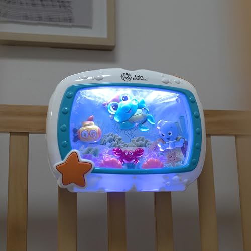 Baby Einstein Sea Dreams Soother Musical Crib Toy and Sound Machine, Newborn and up