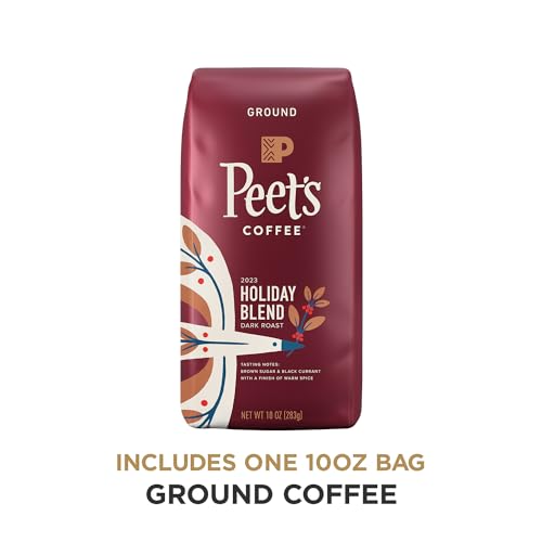 Peet's Coffee Major Dickason's Blend, Dark Roast Ground Coffee, 20 oz