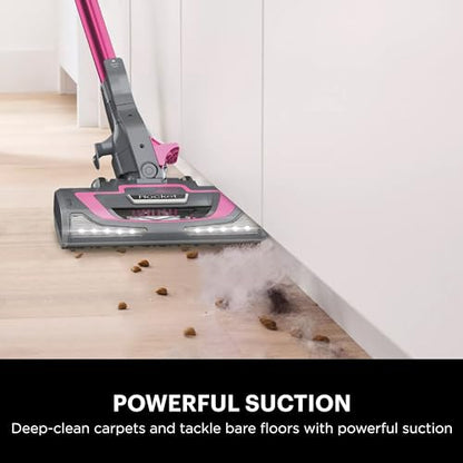 Shark HV301 Rocket Ultra-Light Corded Bagless Vacuum for Carpet and Hard Floor Cleaning with Swivel Steering, Gray/Orange