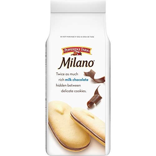 Pepperidge Farm Milano Milk Chocolate Cookies, 6 OZ Bag (15 Cookies)