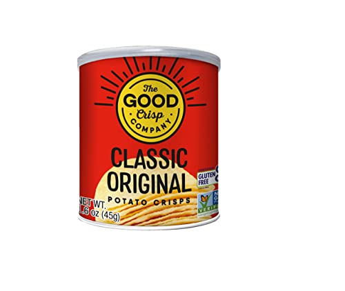 The Good Crisp Company, Good Crisps Minis (Original, 1.6 Ounce, Pack of 12) Non-GMO, Allergen Friendly, Potato Chip Snack Pack, Gluten Free Snacks