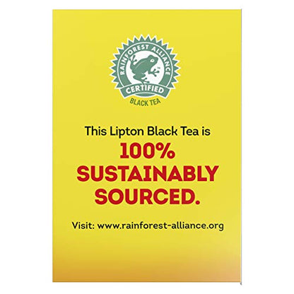 Lipton Unsweetened Iced Tea Bags, Family Size Tea Bags, 144 Total Tea Bags (24ct - Pack of 6)