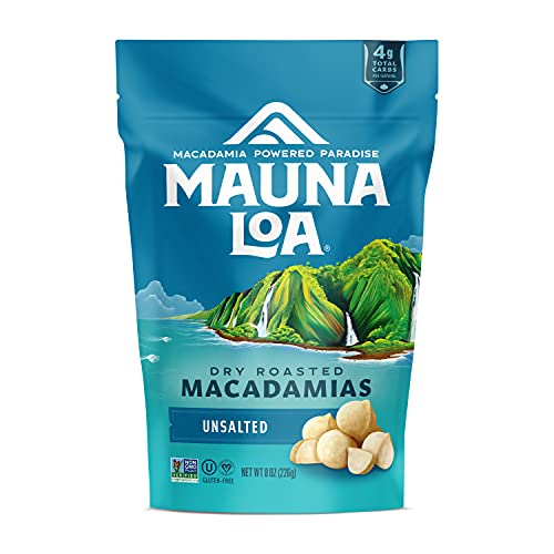 Mauna Loa Premium Hawaiian Roasted Macadamia Nuts, Sea Salt Flavor, 8 Oz