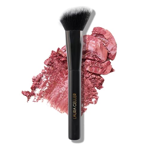 LAURA GELLER NEW YORK Retractable Airbrush Kabuki Brush for All Face Makeup & Foundation for Liquid, Cream and Powder Face Makeup With Aluminum Handle