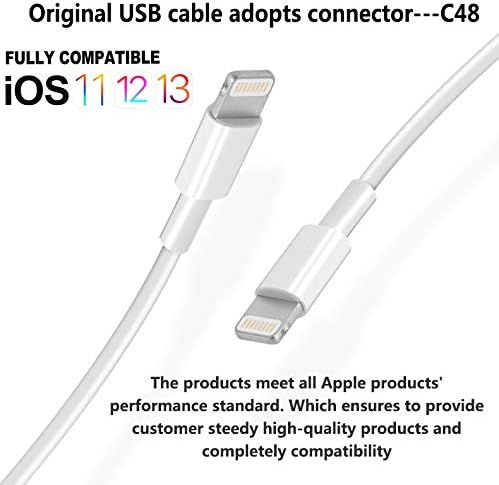 4Pack Original [Apple MFi Certified] Charger Lightning to USB Charging Cable Cord Compatible iPhone 14/13/12/11 Pro/11/XS MAX/XR/8/7/6s Plus,iPad Pro/Air/Mini,iPod Touch