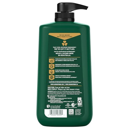 Irish Spring 5 in 1 Body Wash for Men, Men's Body Wash, Smell Fresh and Clean for 24 Hours, Conditions and Cleans Body, Face, and Hair, Made with Biodegradable Ingredients, 30 Oz Pump