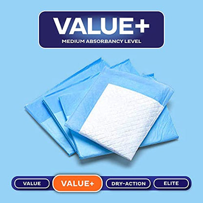 Premium Disposable Underpads 30”x36” (Packed 4x25 Case) Ultra Absorbent Chux Incontinence Bed Pads, Pet Training Pads X-Large 100/Case