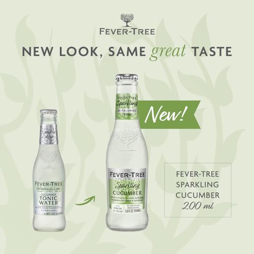 Fever-Tree Light Tonic Water Cans, 5.07 Fl Oz (Pack of 24), Lower in Calories, No Artificial Sweeteners, Flavorings or Preservatives (Packaging may vary)