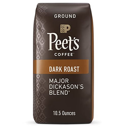 Peet's Coffee Major Dickason's Blend, Dark Roast Ground Coffee, 20 oz