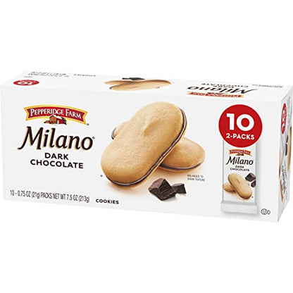 Pepperidge Farm Milano Milk Chocolate Cookies, 6 OZ Bag (15 Cookies)