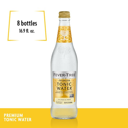 Fever-Tree Light Tonic Water Cans, 5.07 Fl Oz (Pack of 24), Lower in Calories, No Artificial Sweeteners, Flavorings or Preservatives (Packaging may vary)