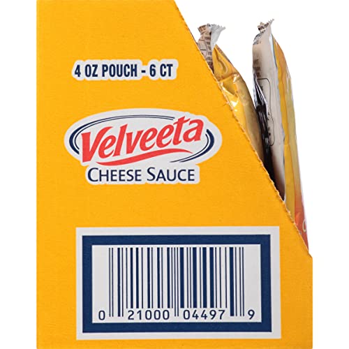 Velveeta Original Cheese Sauce, 12 Ounce bag contains 3-4 Ounce pouches