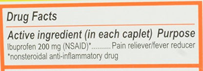 Motrin IB, Ibuprofen 200mg Tablets, Pain Reliever & Fever Reducer for Muscular Aches, Headache, Backache, Menstrual Cramps & Minor Arthritis Pain, NSAID, 225 Ct