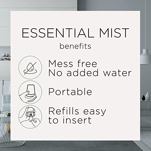 Air Wick Essential Mist Refill, 3 ct, Lavender and Almond Blossom, Essential Oils Diffuser, Air Freshener