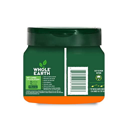 Whole Earth Sweetener Co. Stevia & Monk Fruit Sweetener, Erythritol Sweetener, Stevia Packets, Sugar Substitute, Natural Sweetener, 400 Count