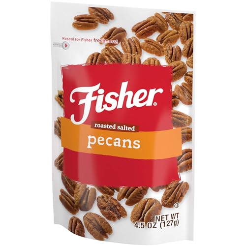 Fisher Snack Glazed Pecans, 24 Ounces, Made with Whole Mammoth Pecans, 100% Recyclable