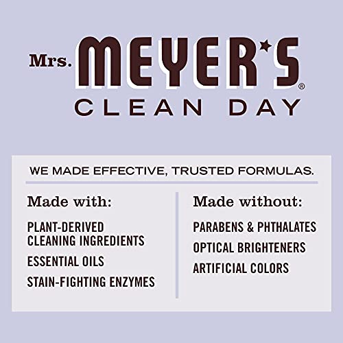 MRS. MEYER'S CLEAN DAY Liquid Laundry Detergent, Biodegradable Formula Infused with Essential Oils, Lavender, 64 oz (64 Loads)