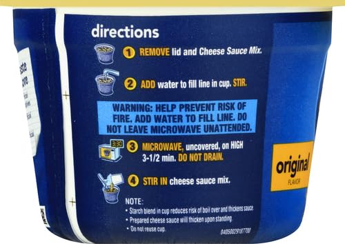 Kraft Original Easy Microwavable Macaroni and Cheese Cups (8 ct Box, 2.05 oz Cups)