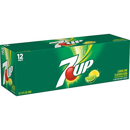 7UP Zero Sugar Lemon Lime Soda, 12 fl oz cans (Pack of 12)