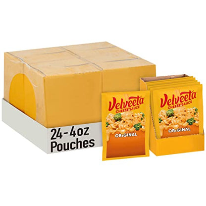 Velveeta Original Cheese Sauce, 12 Ounce bag contains 3-4 Ounce pouches