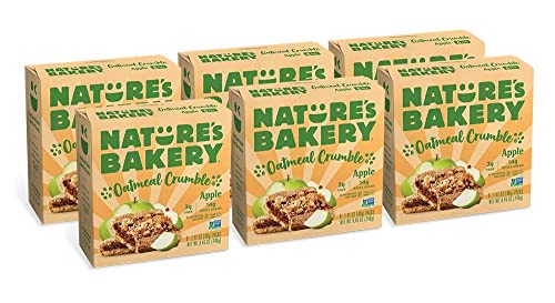 Nature's Bakery Oatmeal Crumble Strawberry Bars, 1.41 Oz, 6 Ct