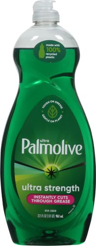 Palmolive Ultra Strength Liquid Dish Soap, Original Green, 32.5 Fluid Ounce