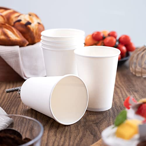 [100 Pack] 3 oz Bathroom Paper Cups, Disposable Paper Cups, Mouthwash Cups, Paper Coffee Cups, Ideal for Bathroom