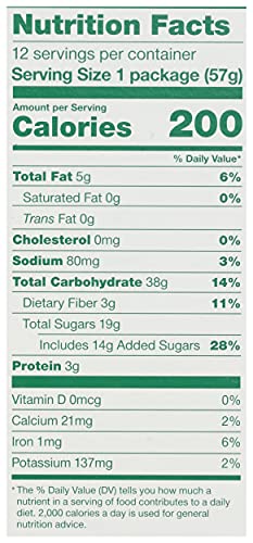 Nature's Bakery Fig Bar, Apple Cinnamon, 2 oz