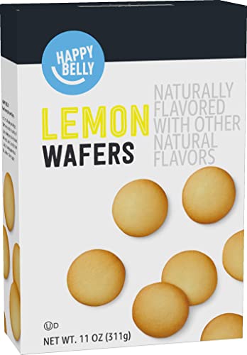 Amazon Brand - Happy Belly Vanilla Wafers, 12 ounce (Pack of 1)