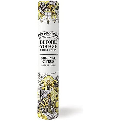 Poo-Pourri Before-You-Go Toilet Spray, Beach Bum, 1 Fl Oz Pocket Travel Size - Coconut, Orchid and Toasted Praline